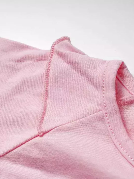 Kinder-Set mit Leggings Sommer 2Stück Rosa