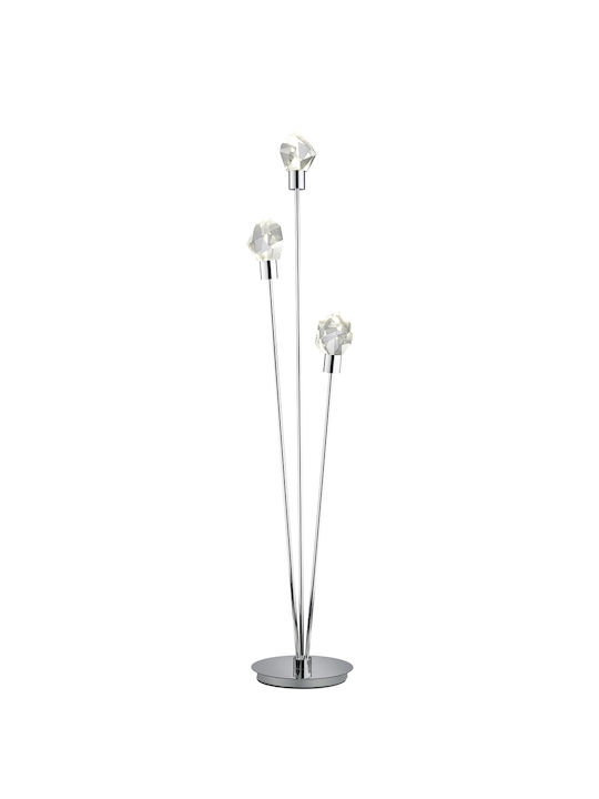 Trio Lighting Verano Φωτιστικό Δαπέδου Ασημί