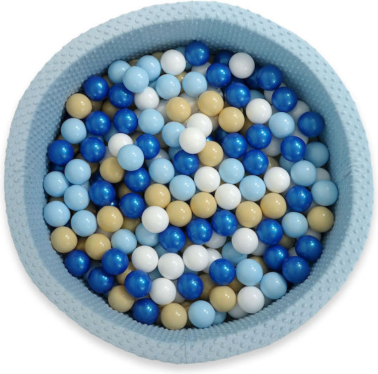 Bobono Trockene Pool Minky H-30 Cm 300 Bälle Misty Blau