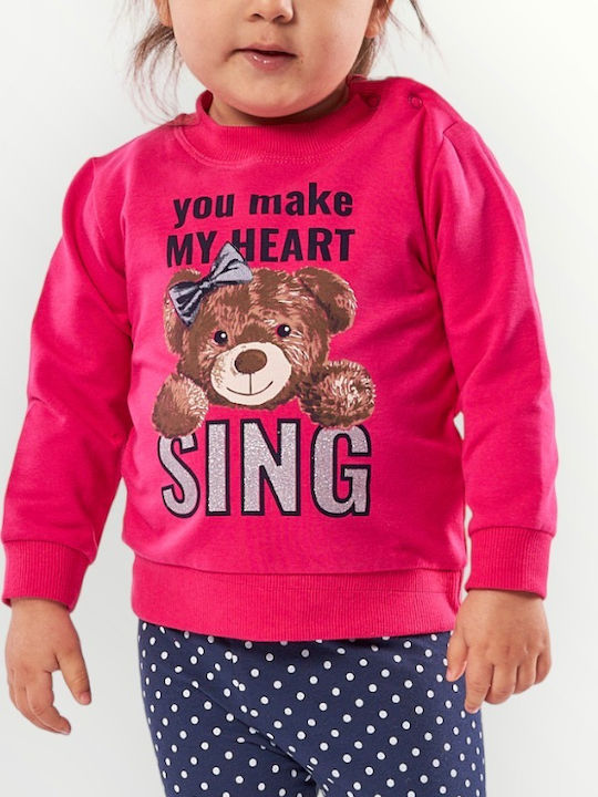 Kids' Set with Leggings Winter 2pcs Fuchsia
