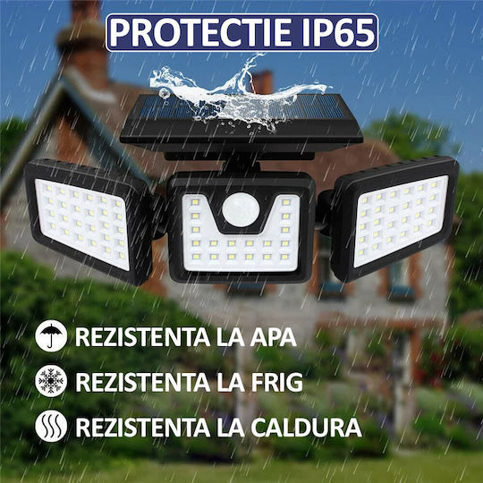 Solarleuchte mit Bewegungssensor und Fotokontakt IP65