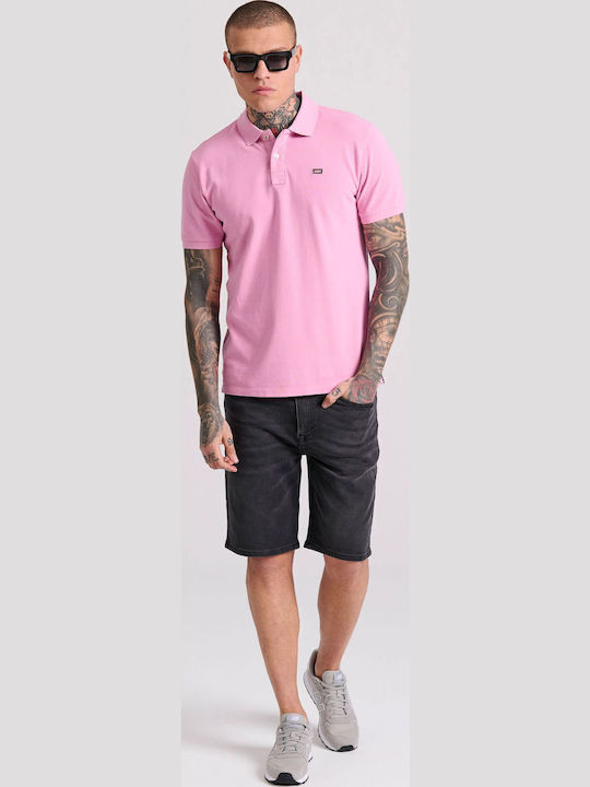 Polo Short Sleeve Blouse Fuchsia