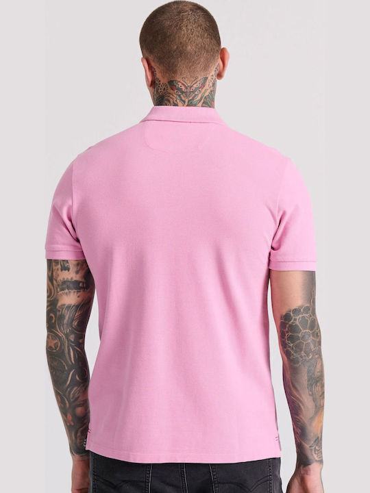 Polo Short Sleeve Blouse Fuchsia