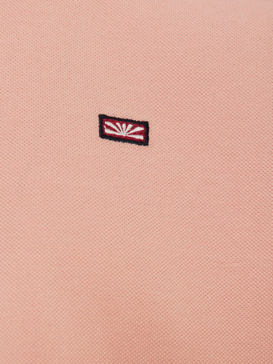 Polo Short Sleeve Blouse Coral Pink