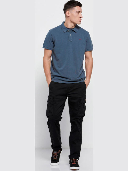 Polo T-shirt Blue Coral FBM007-001-11-BLUE-CORAL