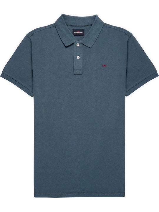 Polo T-shirt Blue Coral FBM007-001-11-BLUE-CORAL