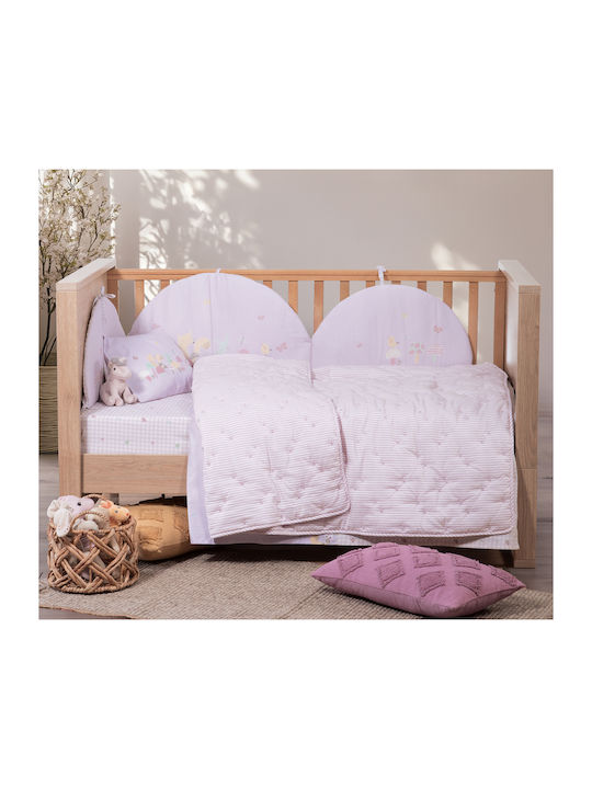 Nef-Nef Homeware Бебешка кувертюра Микрофибър Aqua 80x110см