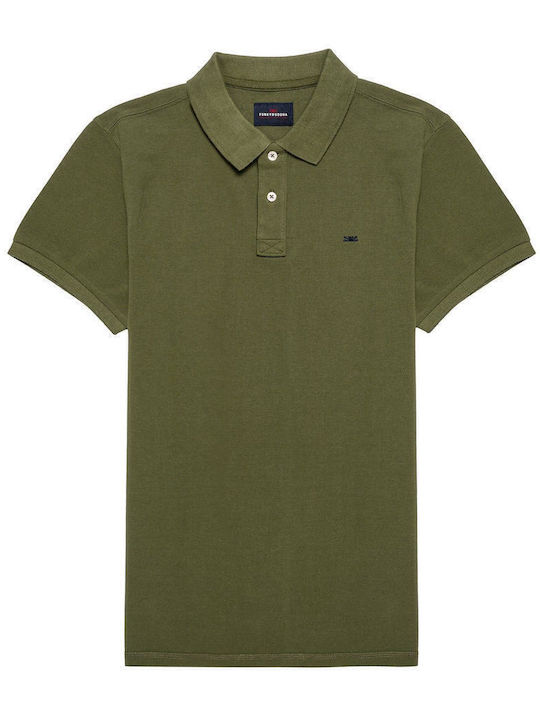 FBM007-00111 Polo Short Sleeve Blouse Khaki