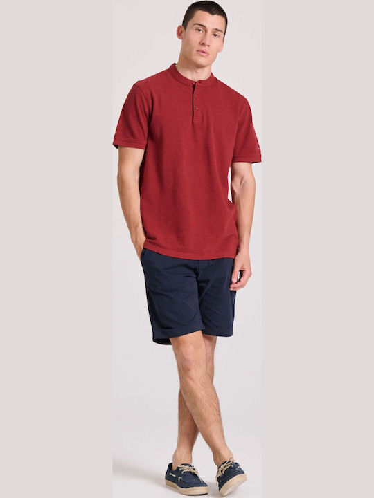 Short Sleeve Red Blouse