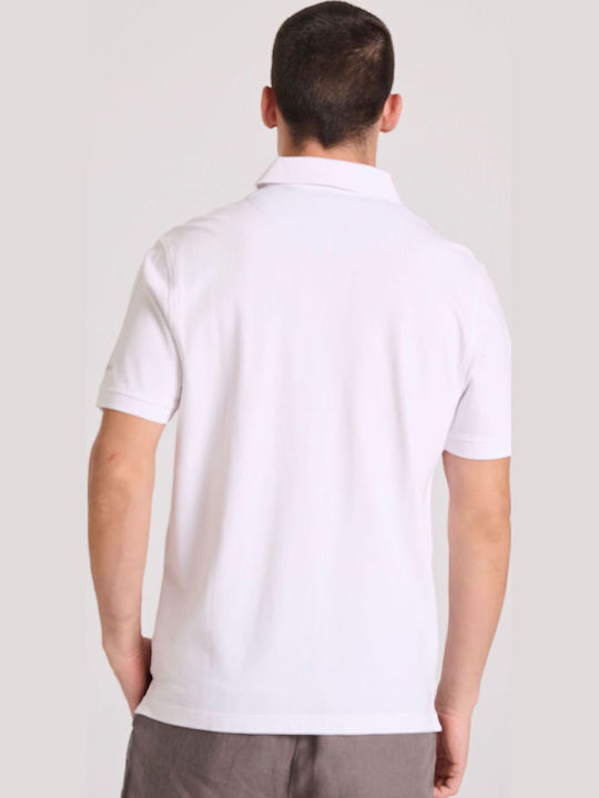 Polo Herrenbluse Kurzarm Weiße FBM009-010-11