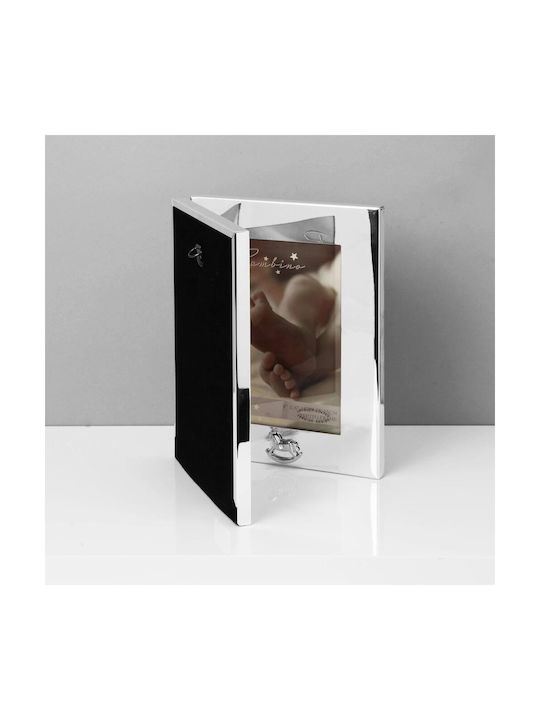 Bambino Mio Rama Foto Pentru Copii Multi Placată Cu Argint Albă 20x30cm