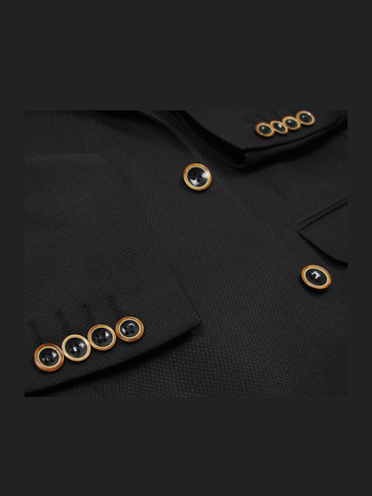 Men's Summer Suit Jacket Black