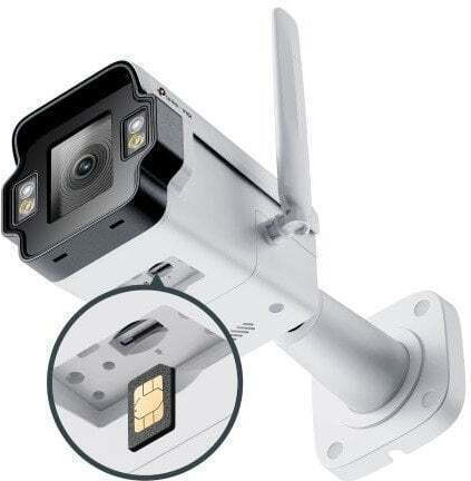 TP-LINK INSIGHT S345-4G IP Cameră de Supraveghere 4G Full HD+ 4MP Rezistentă la apă cu Comunicare Bidirecțională și Lentilă 4mm