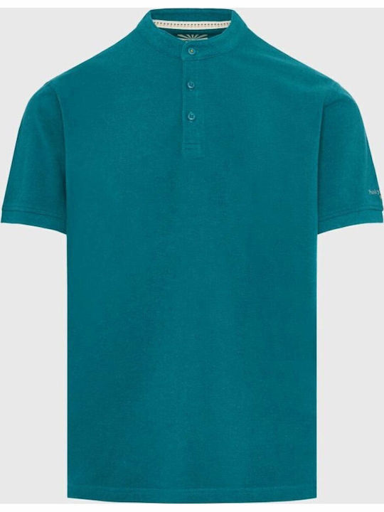 Short Sleeve Teal Mel Blouse