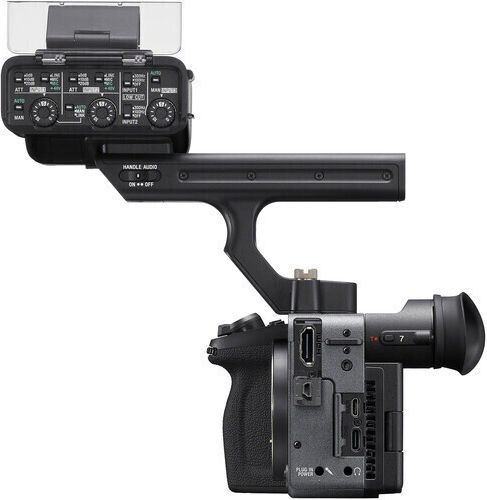 Sony Видеокамера FX2 + XLR Handle Unit @ 10fps Сензор CMOS Запис на Карта с памет със Сензорен Екран 3"