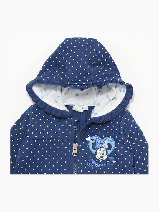 Kids' Set with Pants Winter 3pcs Blue Minnie Mouse