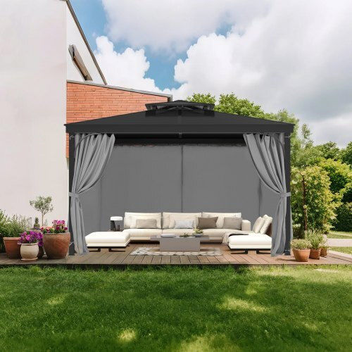 Vevor Awning Fabric Gray 3.4x2.83m