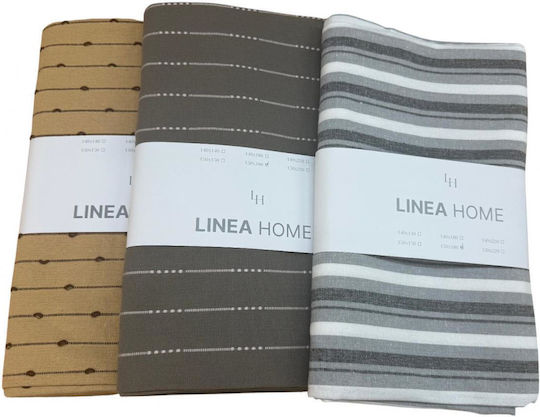 Linea Home Τραπεζομάντηλο Ασημί 150x220εκ.