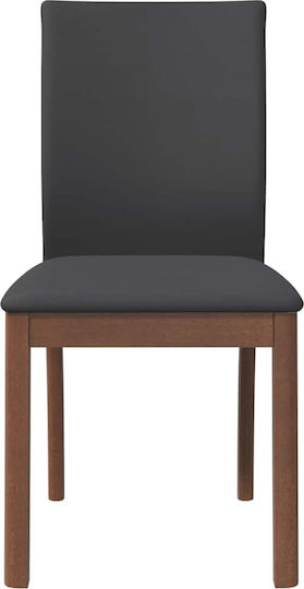 Dining Room Wooden Chair Coffee 48.5x49x90cm 2pcs