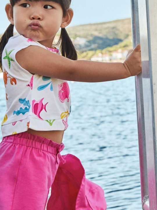 Kids' Set with Shorts Summer 3pcs Fuchsia