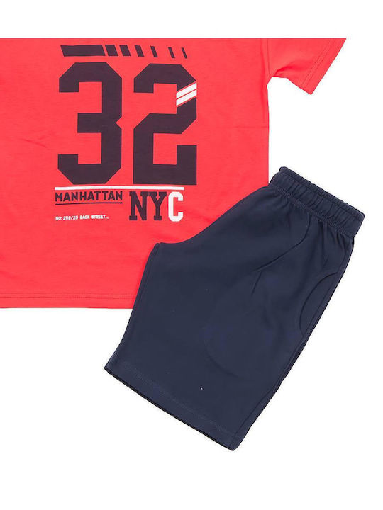 Kids' Set with Shorts Summer 2pcs Anthracite Grey