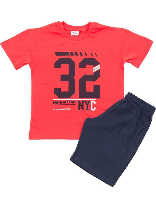 Kids' Set with Shorts Summer 2pcs Anthracite Grey