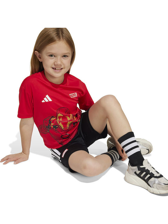 Kinder-Set mit Shorts Sommer 2Stück RED