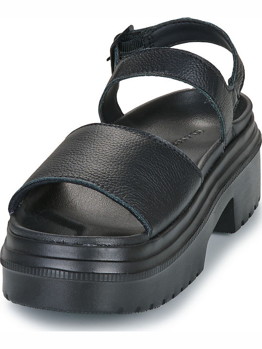 Flache Sandalen für Damen in Schwarz Farbe