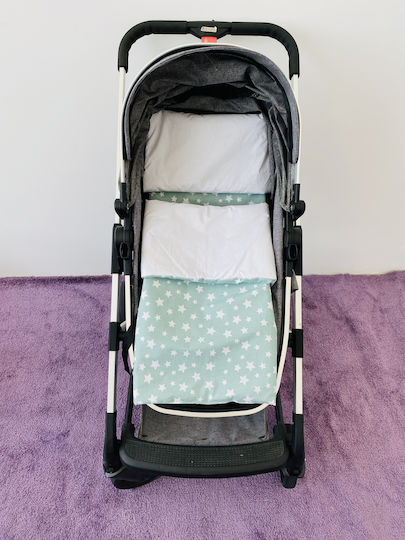 Σετ Προίκας Καροτσιού Πράσινο Blanket, Lightweight Bag, And Pillow