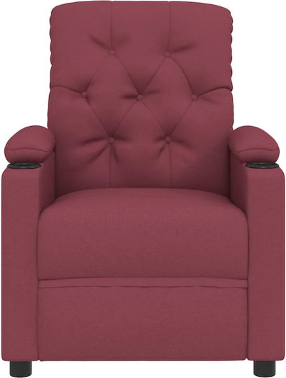 Fotoliu Relax Burgundy 78x93x93.5cm