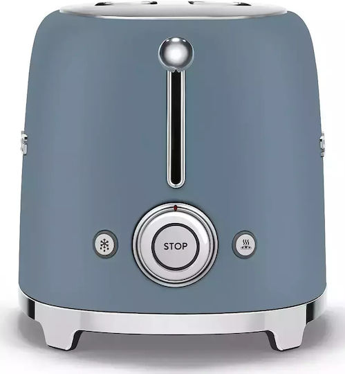 Smeg Toaster 2 Slots 950W Blue