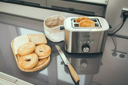 Severin Φρυγανιέρα 2 Θέσεων 800W Inox