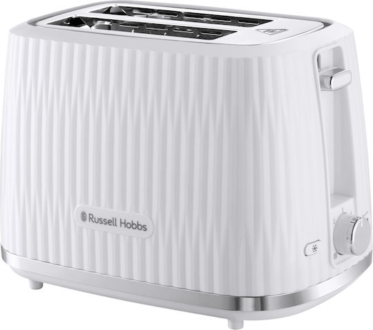 Russell Hobbs Prăjitor de pâine 2 sloturi 800W Alb