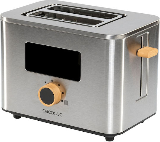 Cecotec Touch&Toast Double Тостер Двуместна 950W Сив
