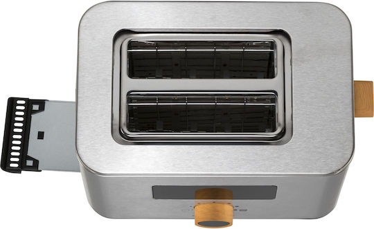 Cecotec Touch&Toast Double Тостер Двуместна 950W Сив