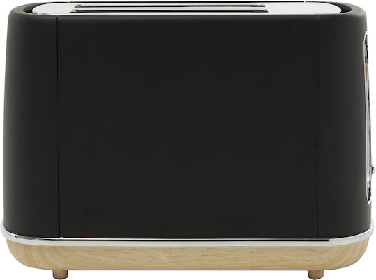 Haden Toaster 2 Slots 815W Black