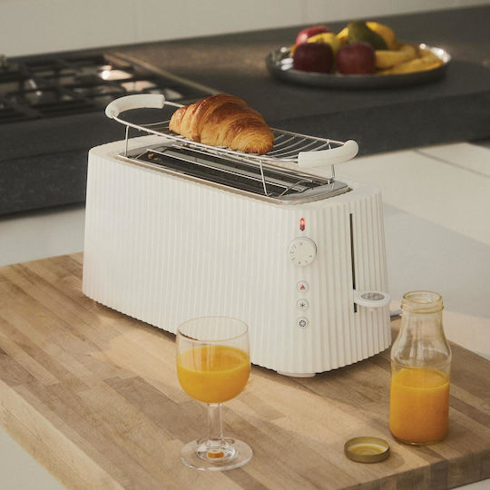 Alessi Plissé Φρυγανιέρα 2 Θέσεων 1700W Λευκή
