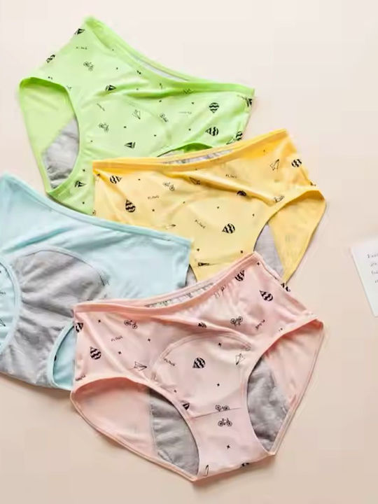 Βαμβακερά Femei Slip MultiPack Multicolored