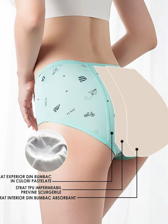 Βαμβακερά Femei Slip MultiPack Multicolored