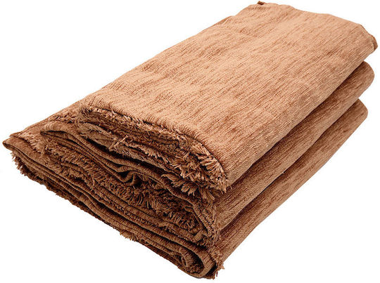 Sunshine Ριχτάρι Διθέσιου Καναπέ Chenille 180x240εκ. brown