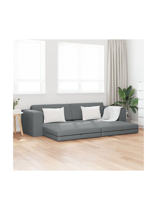 Canapea Cu Trei Locuri Pat Gri Închis 245x78x77cm