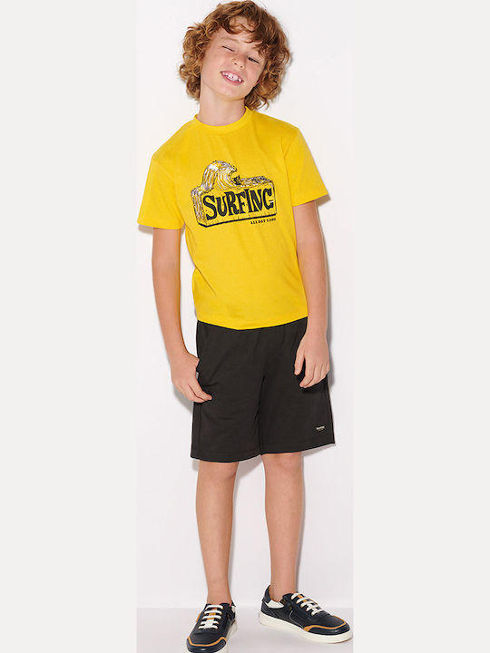 Kids' Set with Shorts Summer 3pcs Yellow