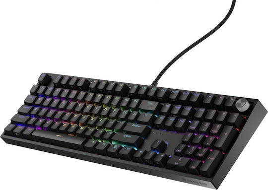 Genesis Thor 404 Gaming Mechanical Keyboard with Outemu Peach Silent switches and RGB lighting (English US)