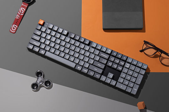 Keychron K5 Max Wireless Gaming Mechanical Keyboard with Gateron Low Profile Red switches and RGB lighting (English US)