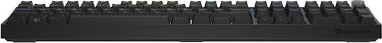 Genesis Thor 404 Gaming Mechanical Keyboard with Outemu Peach Silent switches and RGB lighting (English US)
