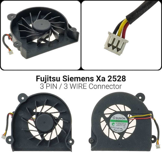 Fujitsu Replacement Laptop Fan for Siemens Xa 2528