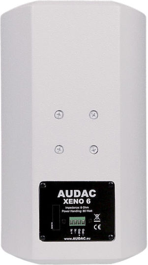 Audac XENO6 Επιτοίχιο Ηχείο 80W (Τεμάχιο) Λευκό