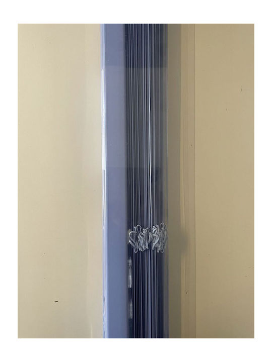 Jalousie Shade Blind Aluminum in Light Blue Color L60xH175cm