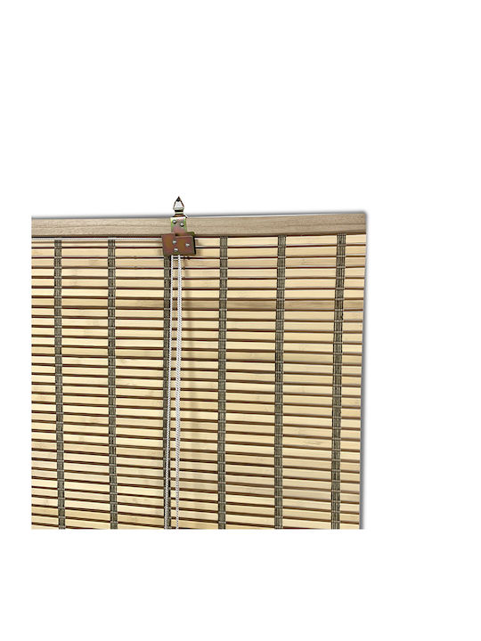 Woodware Beschattungsrollo Bamboo in Beige Farbe L100xH220cm