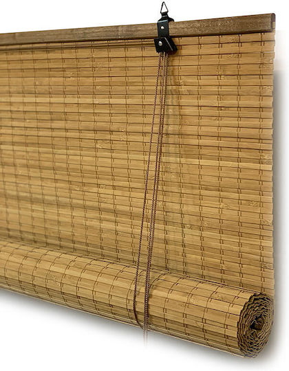 Woodware Beschattungsrollo Bamboo in Braun Farbe L150xH220cm
